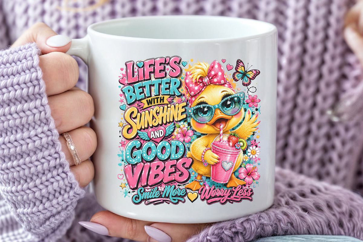 Life Better Sunshine & Good Vibes, a Seasonal Illustration by Rose Art (Photo 4 of 4)