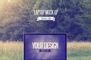 Realistic Screen Mock Up V