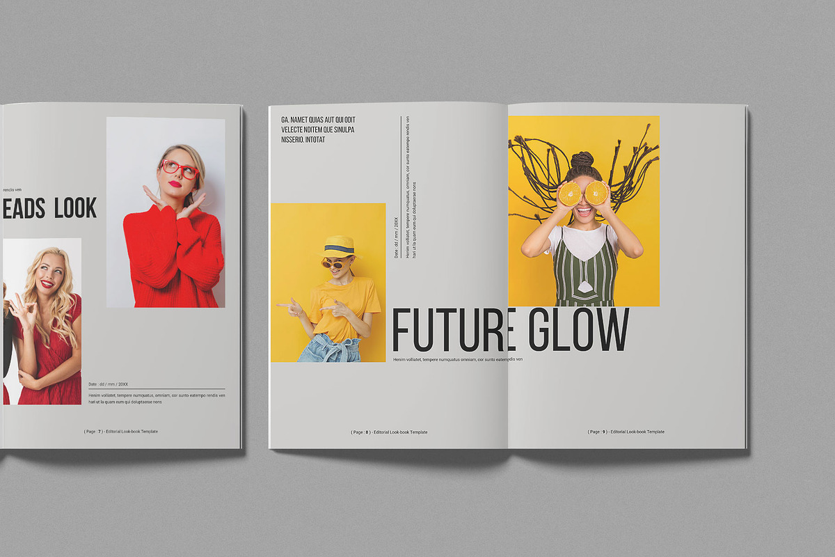 Editorial Lookbook Template, a Magazine Template by Work-Envance (Photo 4 of 7)