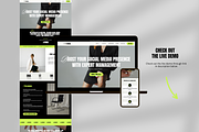 Bold Website Template Canva, a Landing Page Template by Row Creative (Thumbnail 9 of 9)