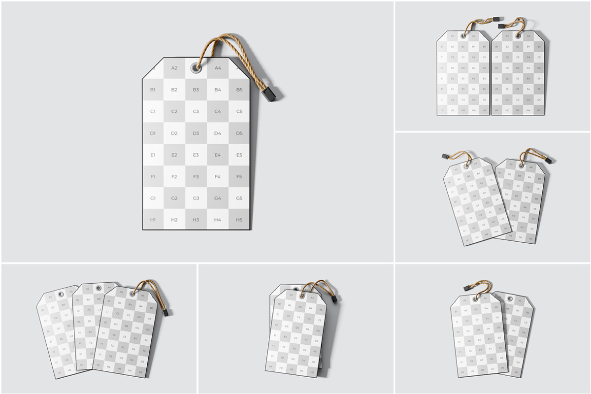 Hang Tag Mockup, an Advertising Mockup by Rizky Audymas (Photo 8 of 8)