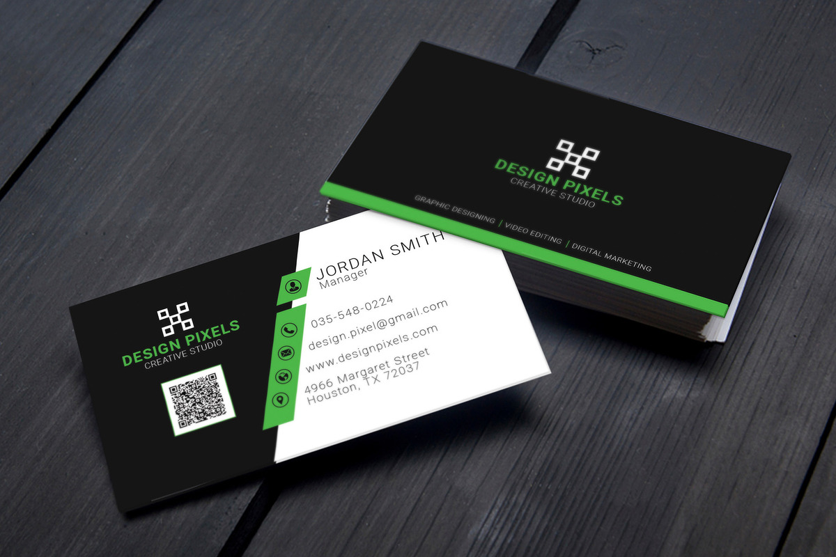 Creative Modern Business Card, a Business Card Template by Saman Osama (Photo 4 of 4)