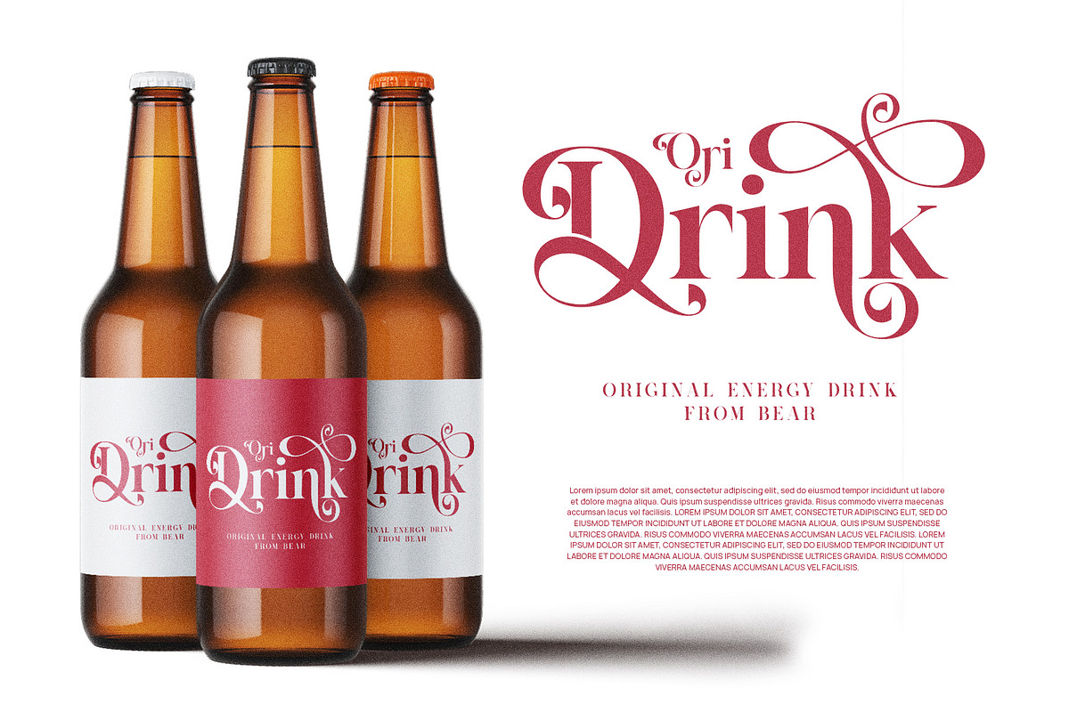 Hubein Kamaru Elegant Ligature Font, a Serif Font by Graphicxell (Photo 14 of 22)