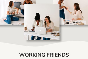Working Friends (25+ Styled Images)