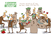 Money lover bundle, vector, a Work Illustration by IvanNikulin (Thumbnail 1 of 2)