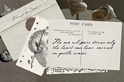 Chapter One Textured Vintage Scrip, a Script Font by AnMark (Thumbnail 2 of 12)
