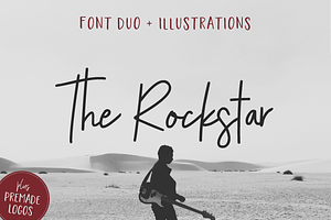 The Rockstar Font Duo (+Extras)