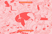 Yoga & Cafe Illustrations, a Person Illustration by Volga_Store (Thumbnail 8 of 10)