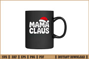 Mama Claus Funny Christmas Mom SVG, a Seasonal Illustration by Handy Arts Studio (Thumbnail 3 of 3)