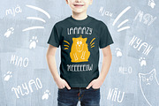 LAZY MEOW. Handwitten fonts+cliparts, a Handwritten Font by Ivanna-Ivashka (Thumbnail 9 of 12)