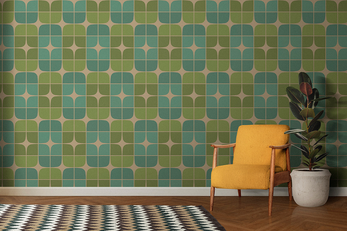 Atomic Age 1950's Retro Pattern Set, a Pattern Graphic by Kokoshka (Photo 3 of 7)