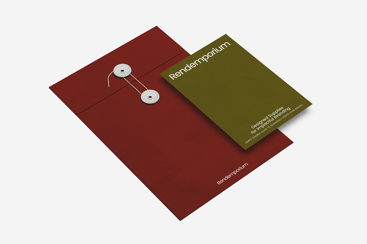 Rendemporium Stationery Mockup Set, a Stationery Template by Rendemporium (Photo 3 of 4)
