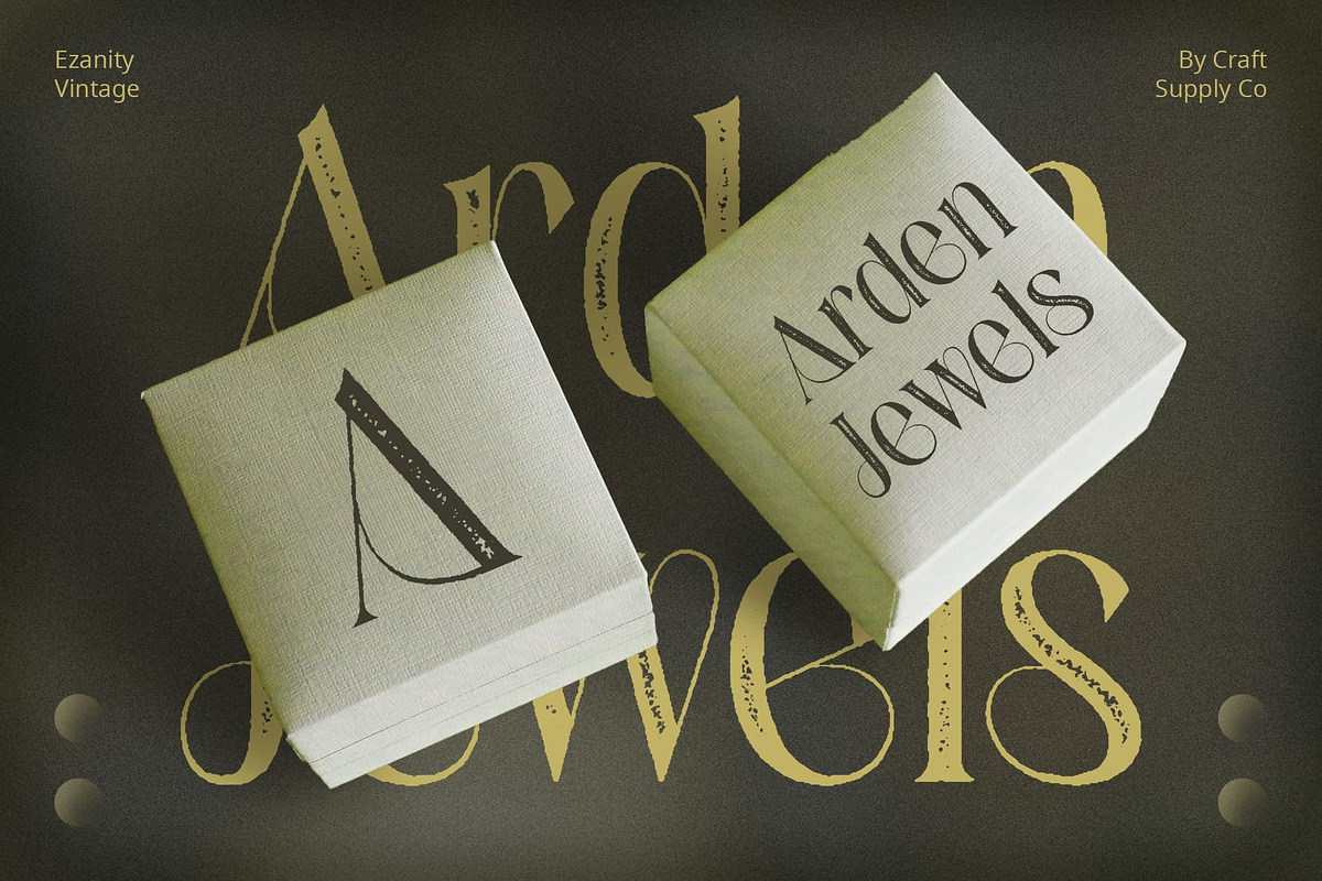 Ezanity Vintage, a Serif Font by Craft Supply Co. (Photo 7 of 8)