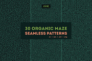 Organic Maze Seamless Patterns, a Pattern Graphic by dvtchk (Thumbnail 7 of 12)