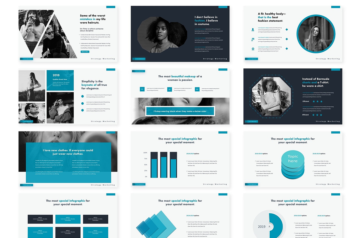 Claither - Keynote Template, a Presentation Template by AQR Studio