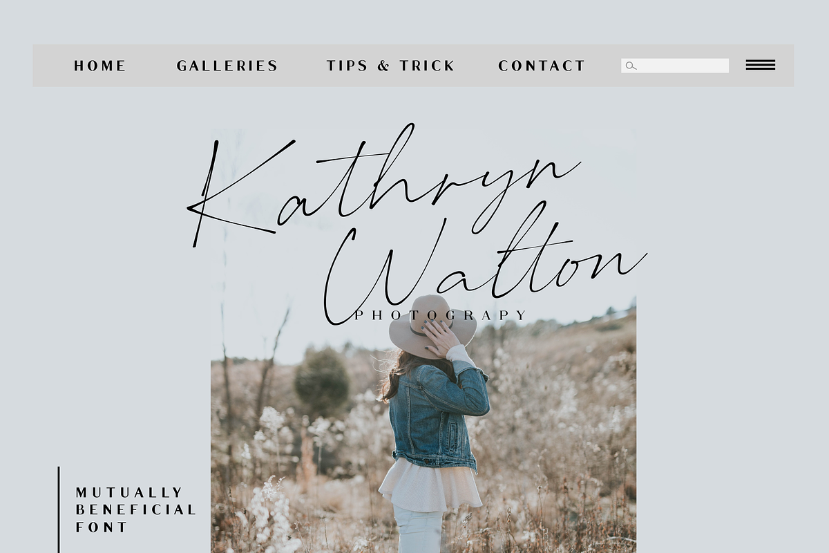 Mutually Beneficial, a Script Font by Java pep (Photo 5 of 11)