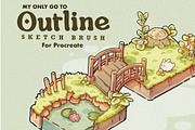 My Go-To Brush Set for Procreate, a Brushes & More by TheDoodleSweets (Thumbnail 1 of 6)