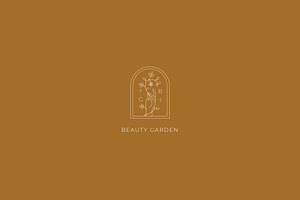 BEAUTY GARDEN Logo Template