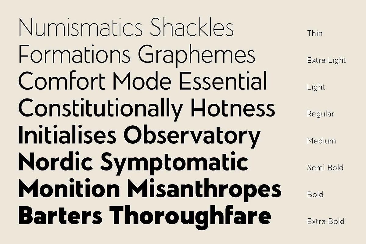 Gilmour Font Family, a Sans Serif Font by Umitype (Photo 11 of 12)