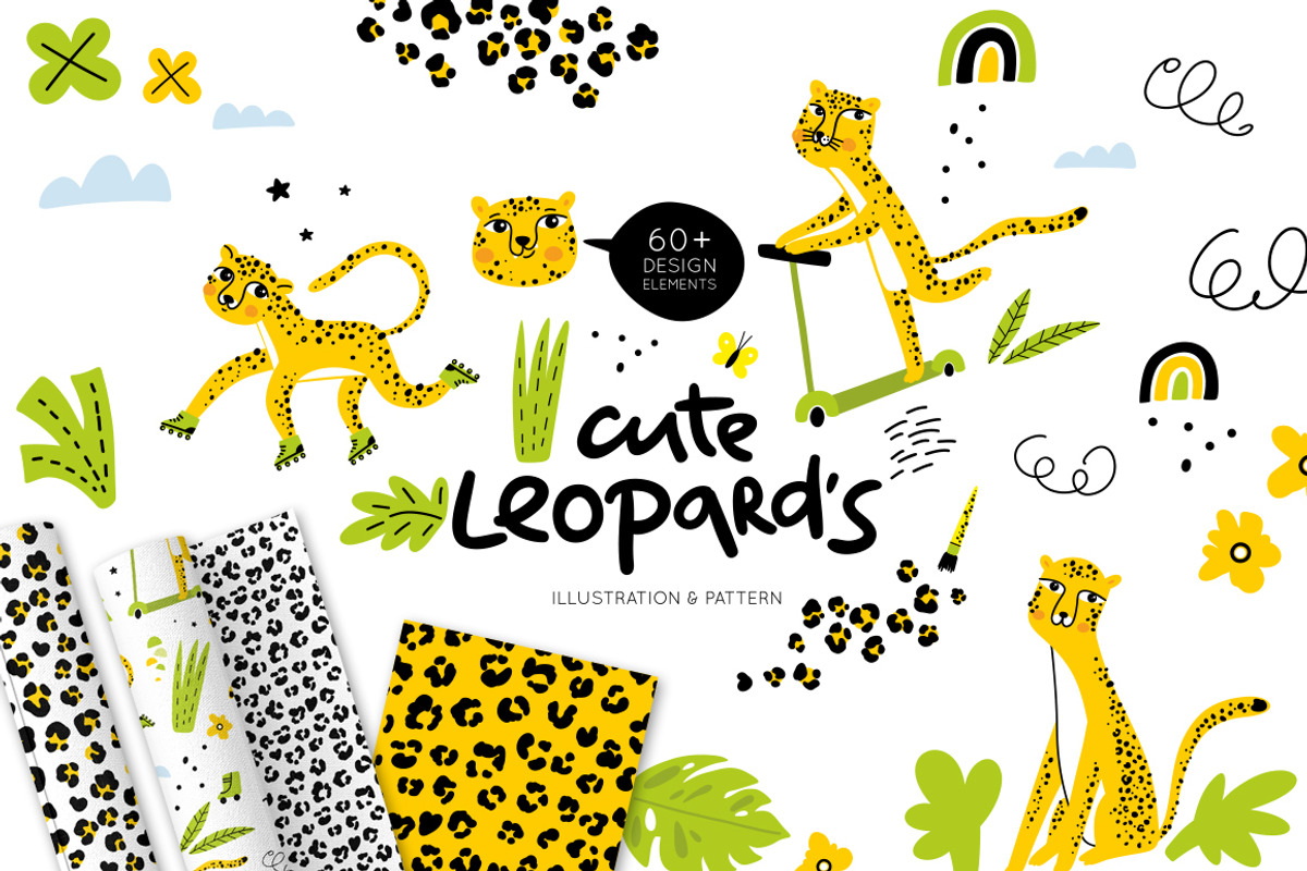 Leopard illustration, an Animal Illustration by Magic & Dreams (Photo 1 of 6)