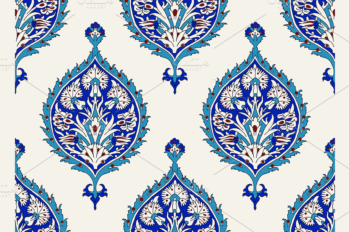 Vector Iznik Collection, a Decorative Illustration by StabuLaRasa illustration (Photo 2 of 7)