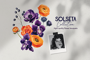 Solseta Floral Illustration Bundle