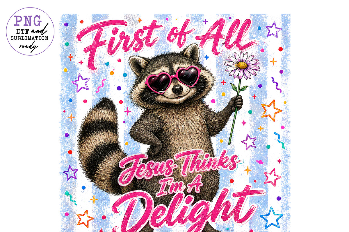 Funny Striped Animal Hand Drawn, an Animal Illustration by CreationArt (Photo 9 of 15)