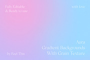 Aura Grainy Gradient Textures PS, an Object Graphic by Feel This (Thumbnail 8 of 19)