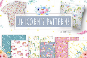 Unicorns Patterns Collection!