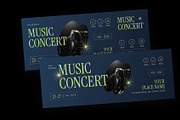 Concert Ticket, a Stationery Template by Neermana (Thumbnail 2 of 4)