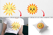 Baby Sun Clipart, a Graphic by Artnoy (Thumbnail 3 of 5)