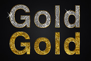 18 Gold Photoshop Styles Mini Bundle preview 4