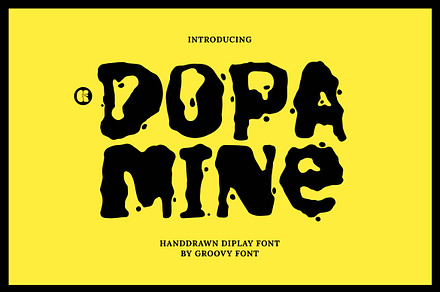 Dopamine Handdrawn Display Font