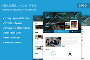One Page Hosting PSD Web Template, a Landing Page Template by WebbyTemplates (Thumbnail 1 of 4)