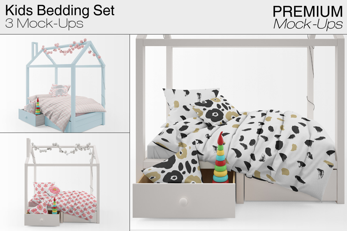 Bed Linens Bundle - 30 Mockups, an Apparel Mockup by mock-ups (Photo 7 of 35)