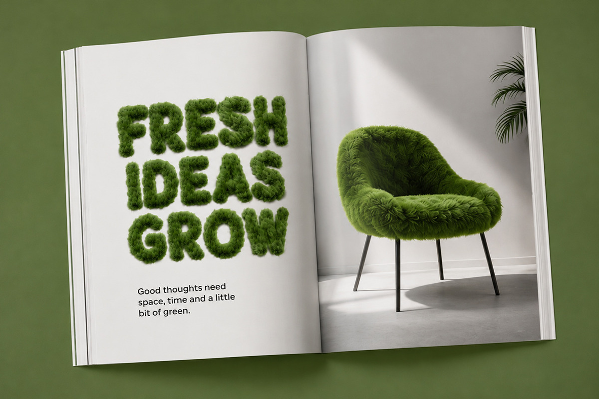 Green Fur Font, a Sans Serif Font by Handmadefont (Photo 5 of 11)