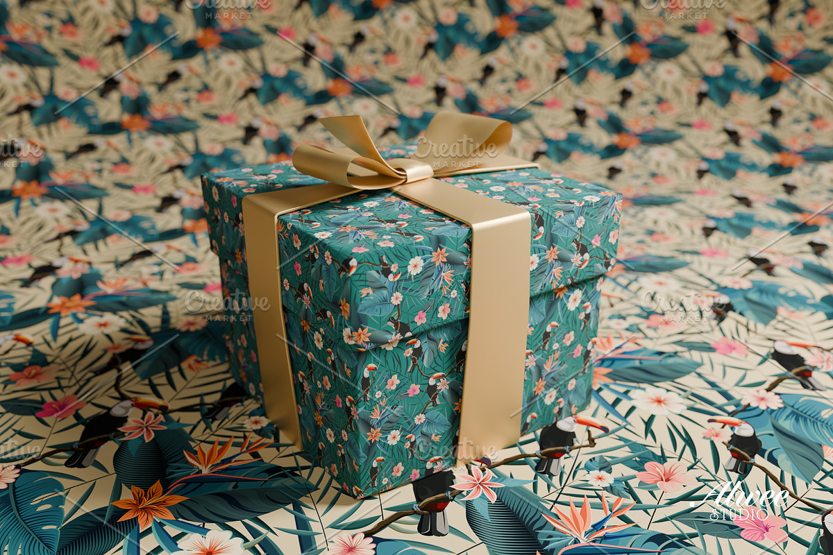 Tropical Toucan Seamless Pattern, a Pattern Graphic by Alwee Studio (Photo 6 of 6)