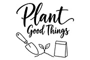 Plant Good Things Garden Line Art, an Object Illustration by Ghagra (Thumbnail 2 of 7)