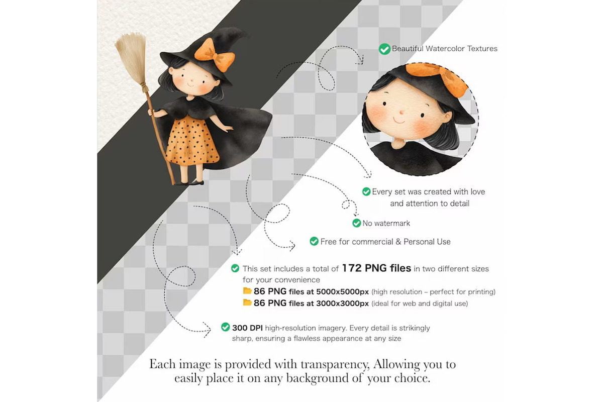 Cute Halloween Family Clipart, an Illustration by CharmClipart (Photo 2 of 8)
