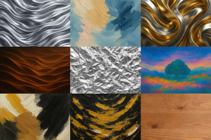 9 Mixed Texture Abstract Backgrounds, an Abstract Photo by Hamza067