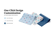 Fabric Swatches Mockup, a Mockup by rebrandy (Thumbnail 2 of 9)
