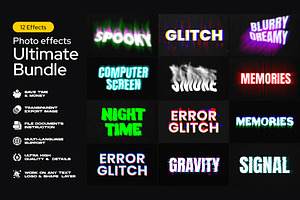 12 Text Effect Ultimate Bundle