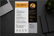 MODERN RESUME TEMPLATE (R18), a Resume Template by dulchaer29 (Thumbnail 2 of 4)
