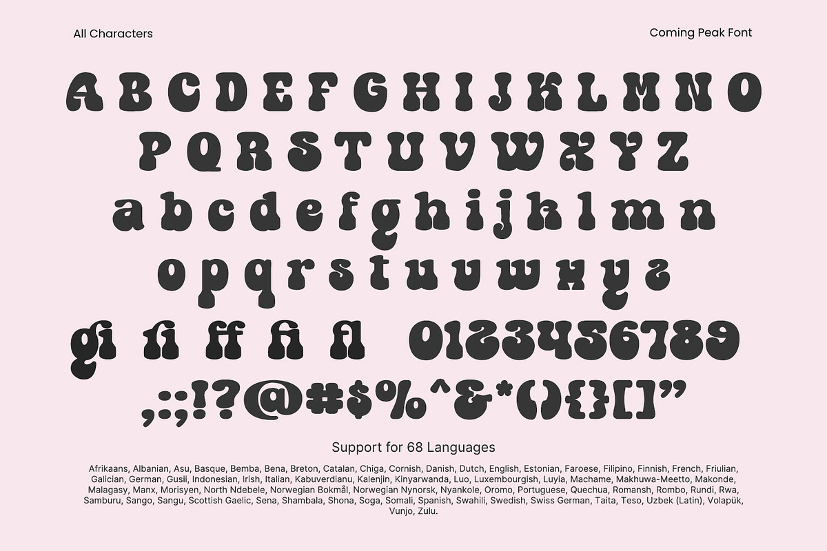 Coming Peak, a Symbol Font by yumnatype (Photo 10 of 10)