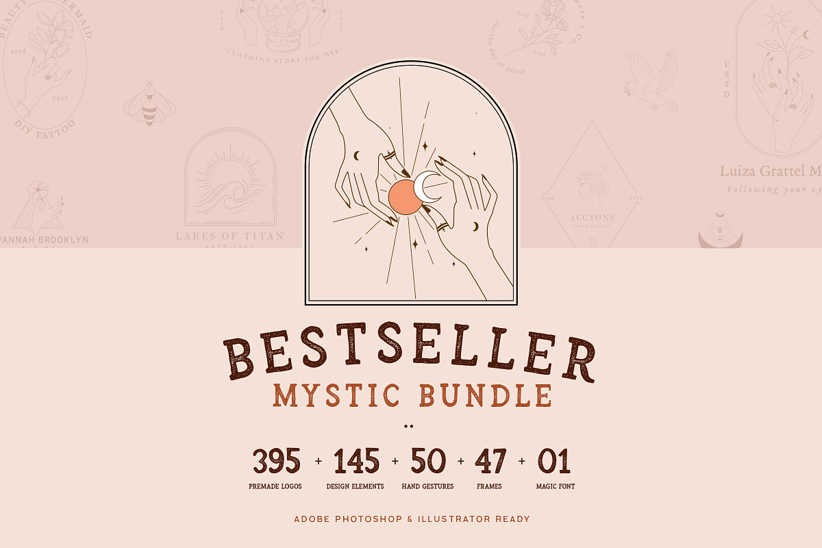 99% OFF! Bestseller Mystic Bundle, an Illustration by SNIPESCIENTIST (Photo 1 of 34)