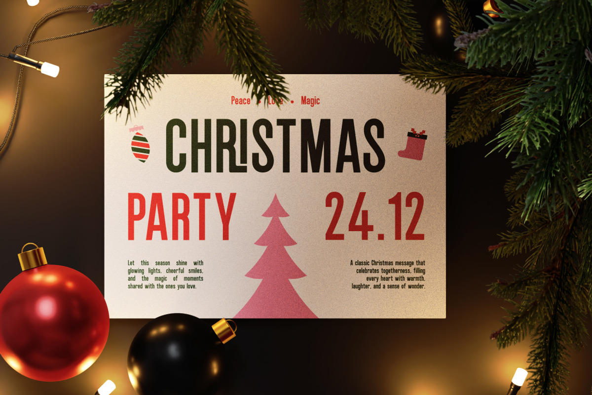 Bright Winter Sans Serif Christmas, a Sans Serif Font by Vadovastd (Photo 7 of 8)