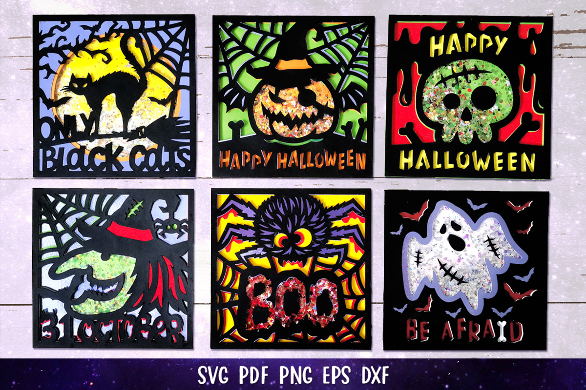 3D Halloween Card Confetti Shaker, a Card Template by Digital_Craftyfox (Photo 2 of 24)