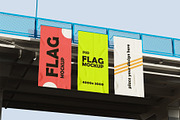 Flag Mockup, an Advertising Mockup by Custom.scene (Thumbnail 4 of 6)