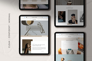 Showit Website Template Alba