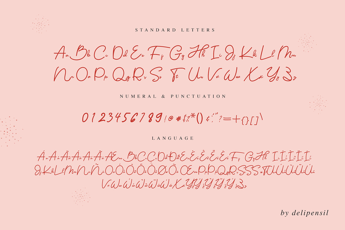 Carla Regular Font preview 2